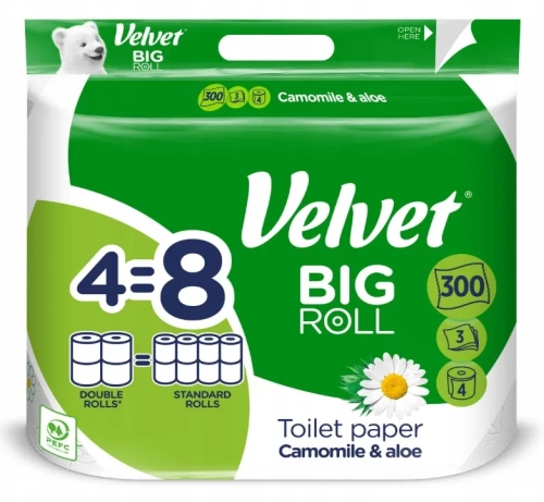 Velvet-papier-toaletowy-BigROLL-Rumianek-4-rolki.webp