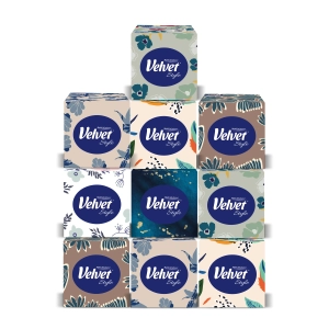 ZESTAW VELVET chusteczki uniwersalne CUBE Style 3W 10 x 56 szt.