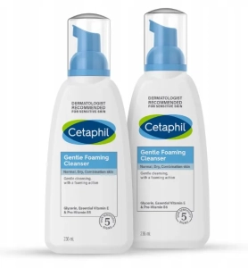 Zestaw Cetaphil lekka pianka do mycia twarzy 2 x 236 ml