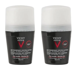 Zestaw VICHY HOMME ANTYPERSPIRANT 72H Dezodorant w kulce dla mężczyzn 2 x 50 ml