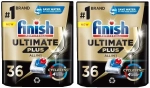 Zestaw FINISH Kapsułki do zmywarki Ultimate Plus 2 x 36 szt.