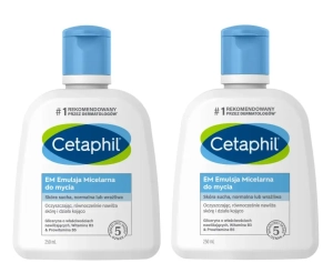 Zestaw Cetaphil EM emulsja micelarna do mycia 2 x 250 ml