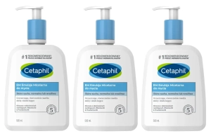 Zestaw Cetaphil EM emulsja micelarna do mycia 3 x 500 ml