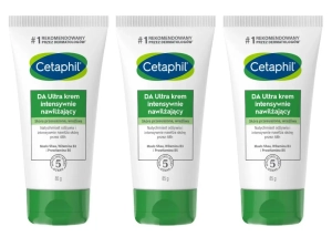 Zestaw Cetaphil DA Ultra krem intensywnie nawilżający 3 x 85 g 