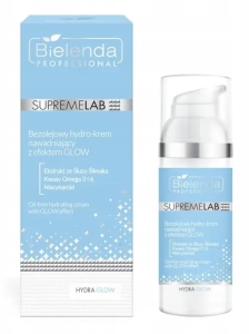 Bielenda Supremelab HYDRA GLOW bezolejowy hydro-krem nawadniający z efektem GLOW 50 ml