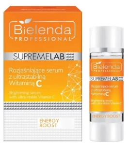 Bielenda Supremelab ENERGY BOOST 4% rozjaśniające serum z ultrastabilną witaminą C 15 ml