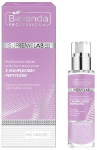 Bielenda Supremelab Pro Age Expert ekskluzywne serum przeciwzmarszczkowe z kompleksem peptydów 30 ml