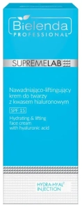 Bielenda Supremelab HYDRA-HYAL2 INJECTION  nawadniająco-liftingujący krem do twarzy z kwasem hialuronowym SPF 15 50 ml