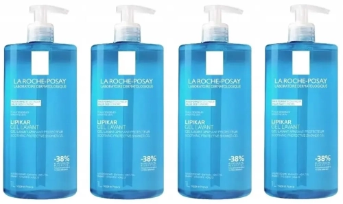 4x_LA ROCHE-POSAY LIPIKAR Żel myjący.webp