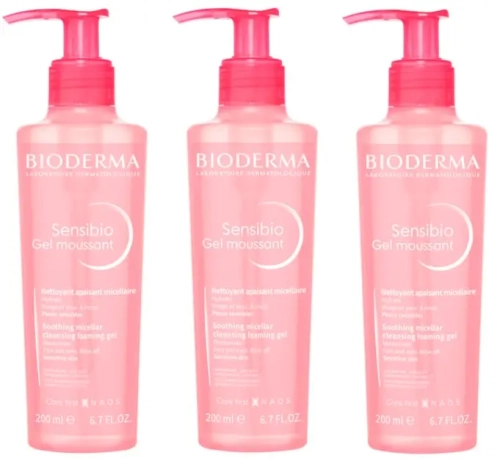 3xBioderma_Sensibio_Gel_Moussant_Kojacolagodzacy_zel_do_mycia_twarzy_dla_skory_wrazliwej_200_ml.webp